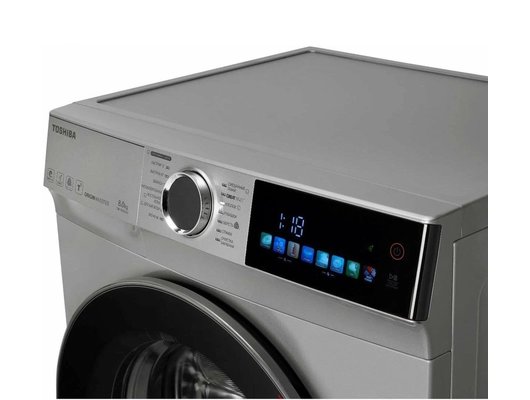 Стиральная машина TOSHIBA TW-BN90C4RU(SK) 8 кг 1400 об/мин инверторная с паром с дозагрузкой белья тихая умная